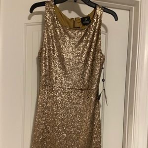 Adrianna Papell Sequin Cocktail Dress